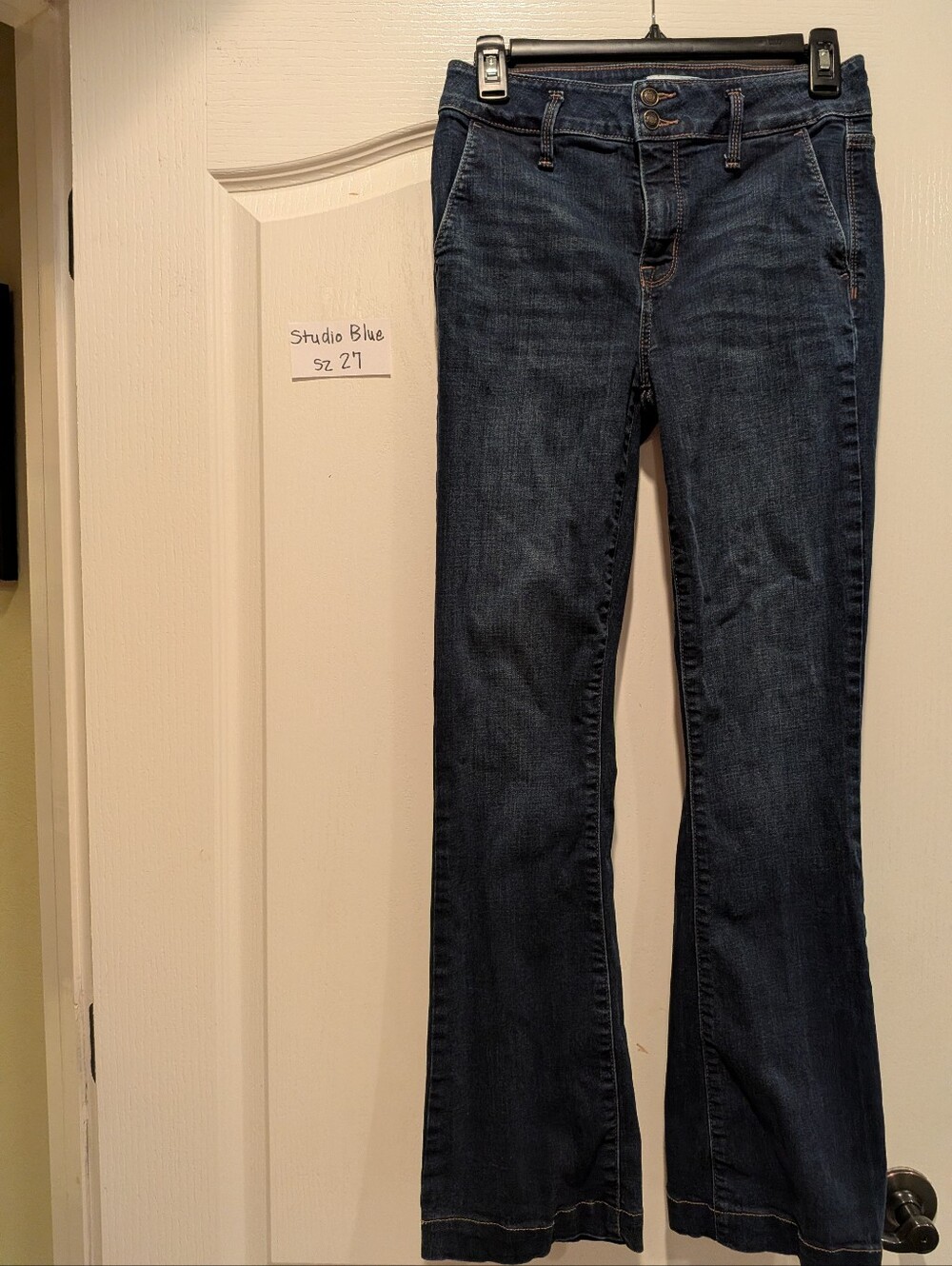 Studio Dark Blue Flare Jeans